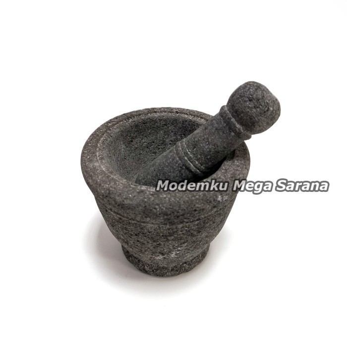 Mortar and Pestle Original Stone Mortar Pastle Lesung Herbal Medicine Pounding Tool ขนาด 11 ซม. ปริม