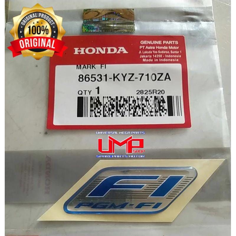 ตราสัญลักษณ์ 3D PGM-FI BeAT Sporty eSP K25G (2014 - 2016)BeAT Sporty eSP K81 (2016 - 2020)PCX 150 CB