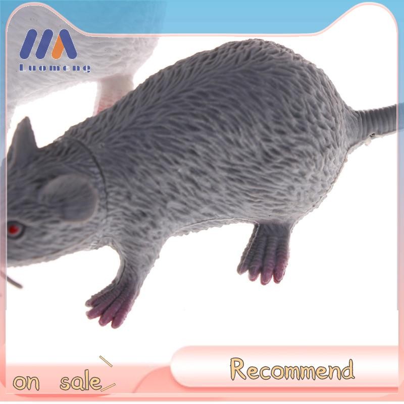 Luo-Meng Lumi Party หนูพลาสติกรุ่น Trick ของเล่นฮาโลวีน Decor Tricks Pranks Props - รูปที่ 3