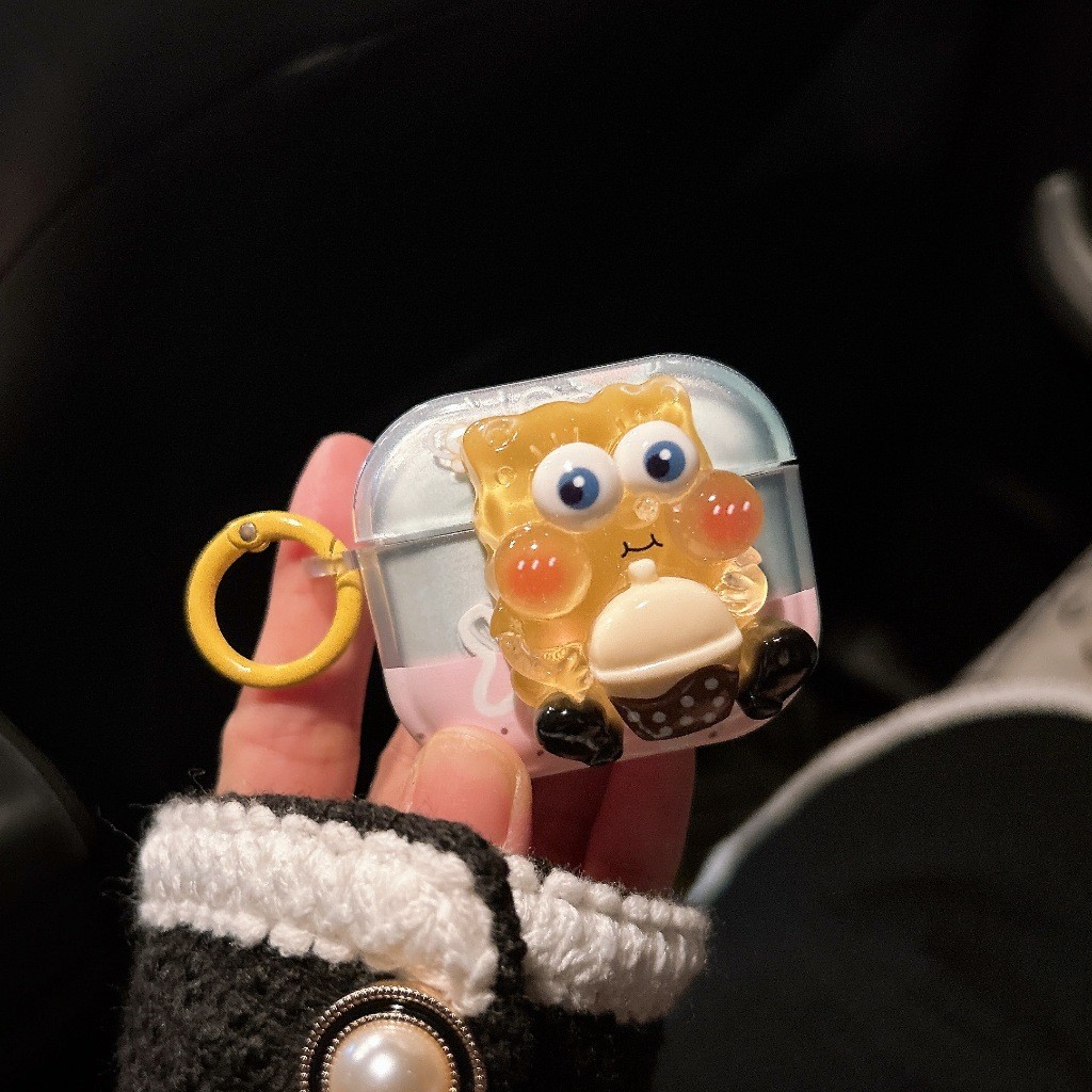 Siam【 นูนสปอนจ์บ๊อบ 】เคสหูฟัง i12 i11 i13 เคสใสการ์ตูนนูน 1 2 3 เคสหูฟังบลูทูธ gen gen1 gen2 เคสหูฟั