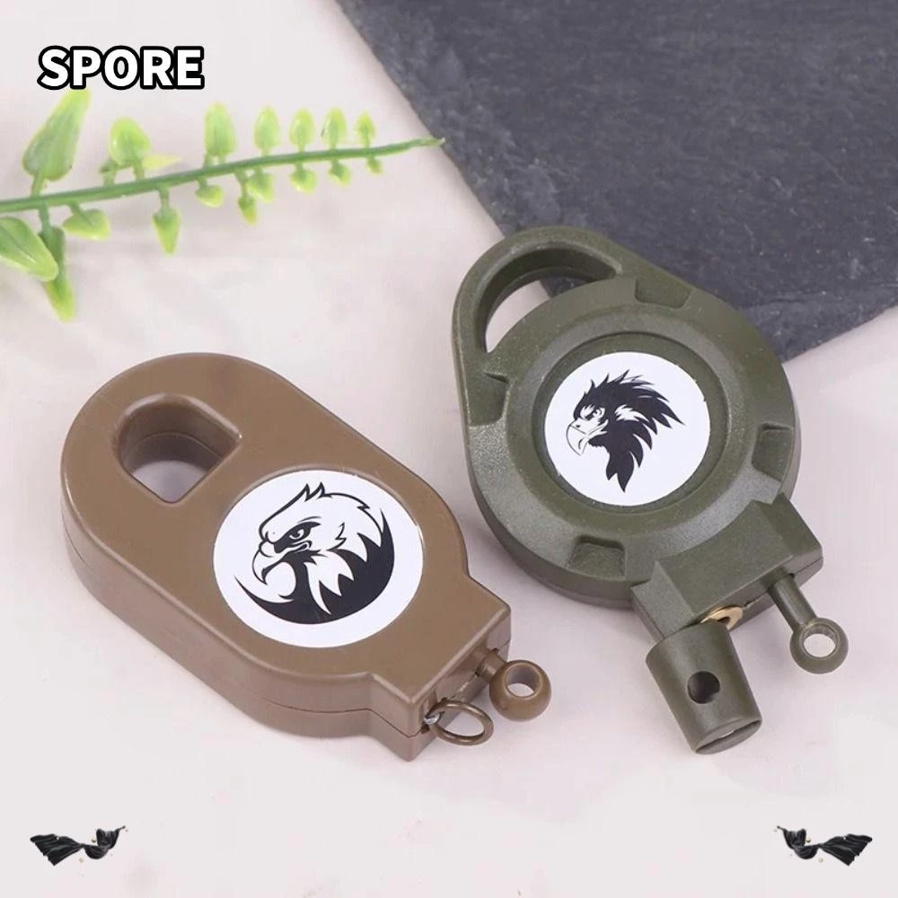 SPIORE คลิปดักการตั้งค่าอย่างรวดเร็ว, ลวด PE Rebound การล่าสัตว์พวงกุญแจ, ลวดเหล็กหดคุณภาพสูงดึงหัวเข็มขัด Capturing ไก่และเป็ด