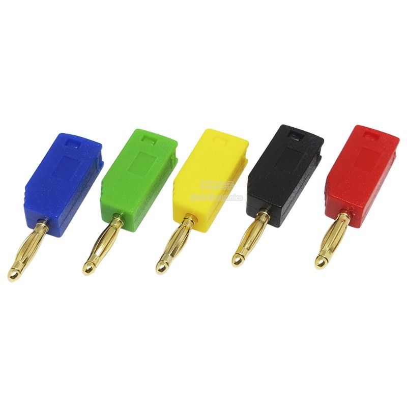 ปลั๊กกล้วย 2 มม. ทองแดงบริสุทธิ์ Gold-Plated 2 มม.หัวทดสอบ Renewable ซ้อนพร้อมซ็อกเก็ต K2 ขั้วต่อแผงทดลอง