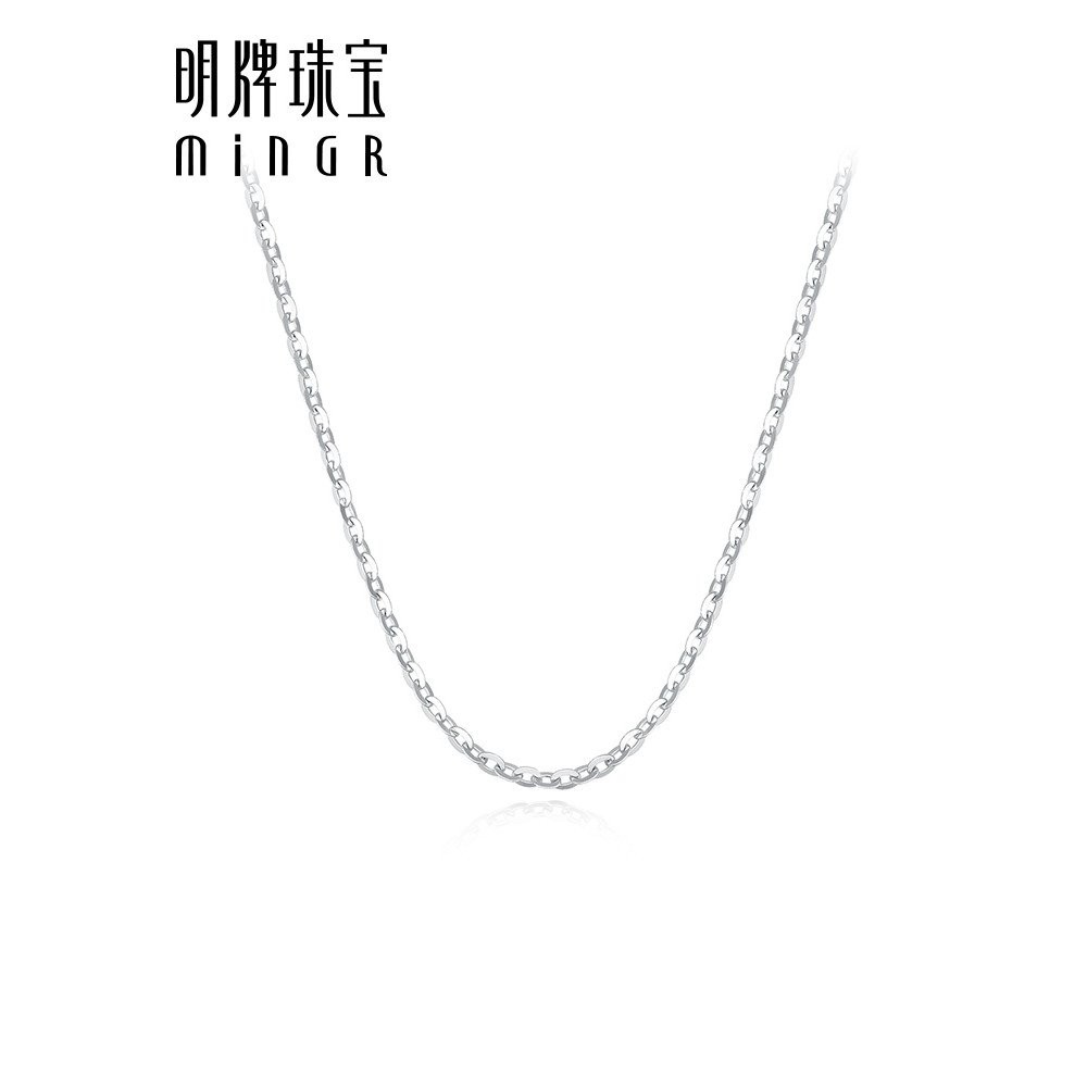 สร้อยคอและโซ่คู่ แบบ.Simple O-Chain จากแบรนด์ CSR0055 สไตล์เรียบหรูสีโรสโกลด์