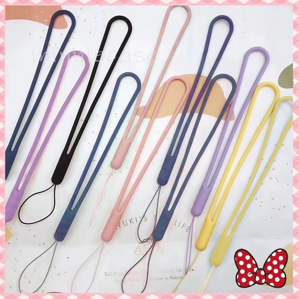 โทรศัพท์มือถือ Lanyards สร้อยข้อมือ ซิลิโคนป้องกันการลื่นไถลกันน้ำ ไม่หักง่าย อุปกรณ์เสริมเหมาะสำหรับกรณีโทรศัพท์ทั้งหมด