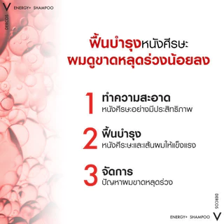 [เซตสุดคุ้ม 2 ขวด] วิชี่ Vichy Dercos Aminexil Anti-hair loss Shampoo แชมพูลดผมขาดหลุดร่วง 200มลx2
