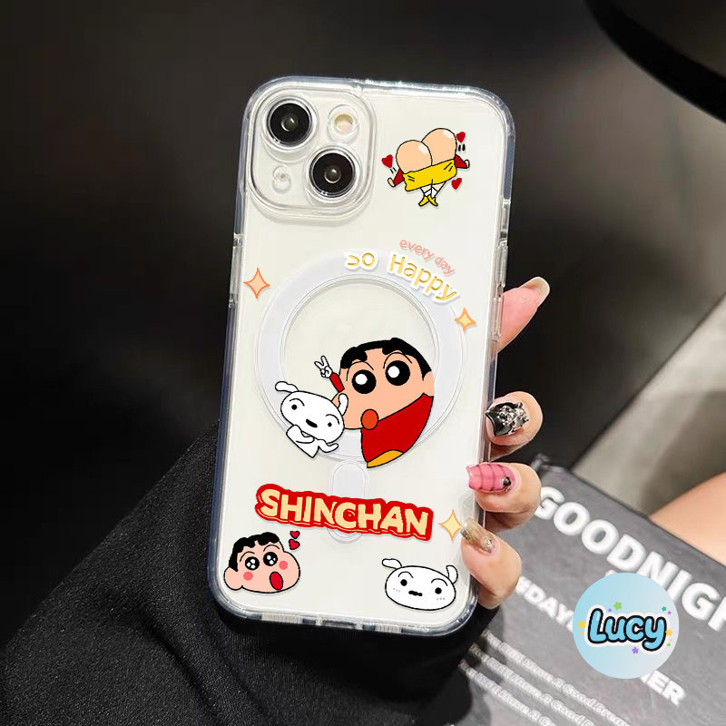 🌷Lucy🌷เคส ชาร์จได้ สำหรับ ไอโฟน iPhone 16e 15ProMax 16 16Pro 16Plus 16Promax 11/12/13/14/15 Pro Plus ProMax 7/8 Xr X Max