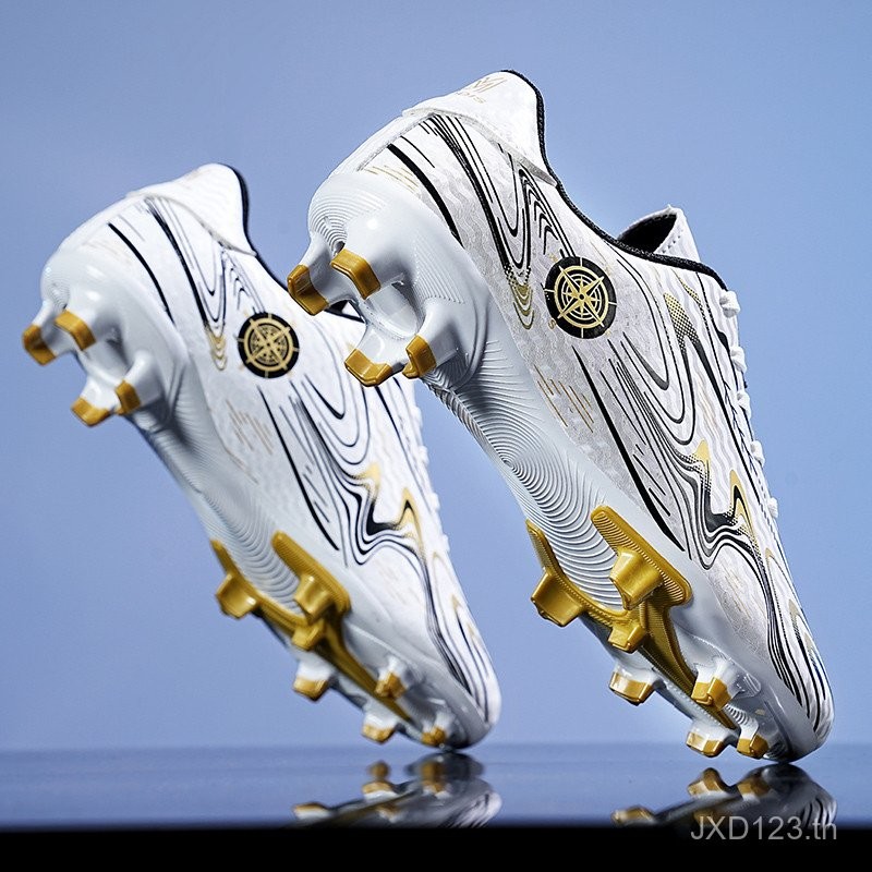 C Luo สไตล์ใหม่ cr7 Assassin 14 รองเท้าฟุตบอลชายนักเรียนหญิงเด็กยาวสั้นหัก TF เล็บผู้ใหญ่หญ้า ag การฝึกอบรมรองเท้า KJZD
