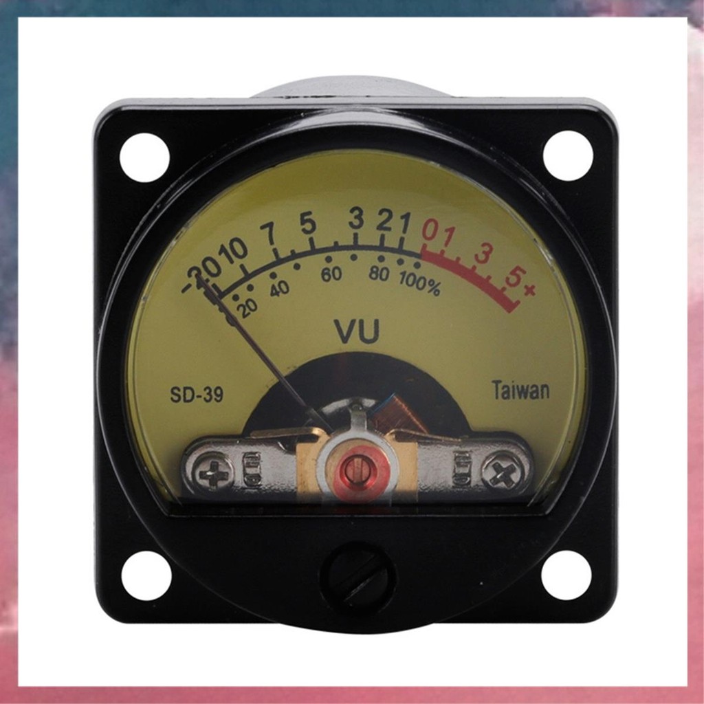 SD-39 แผงอนาล็อก 35 มม.VU DB Meter เครื่องขยายเสียงเพลง Spectrum Analyzer เครื่องวัดระดับเสียง W/Bac