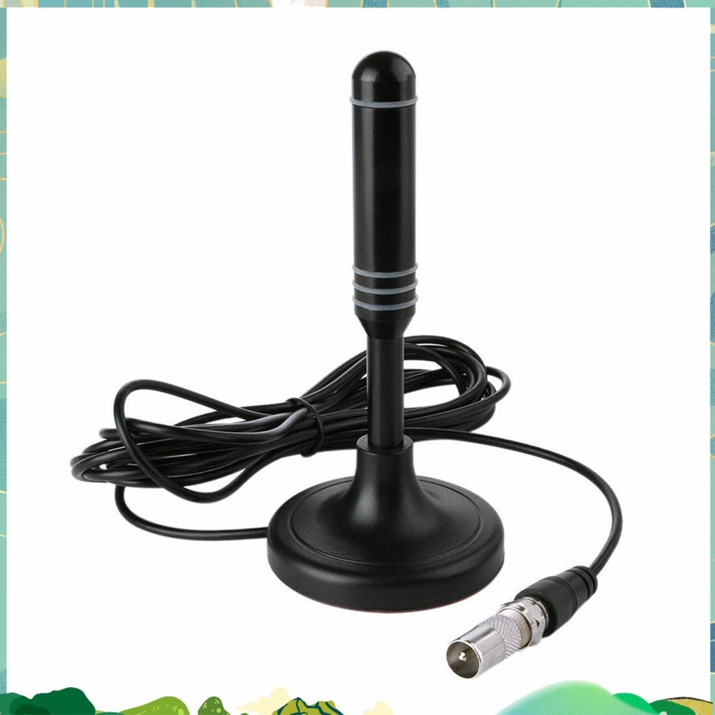 1 ชิ้น Digital HD Freeview เสาอากาศ HDTV เสาอากาศ 300 ซม. Coax, พลาสติกกันน้ํากลางแจ้งสําหรับ DVB-T 