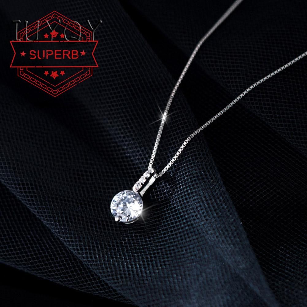 Geometric Water Drops Necklace Minimalist Design Necklace Compact Chain Pendant Collarbone J5k3