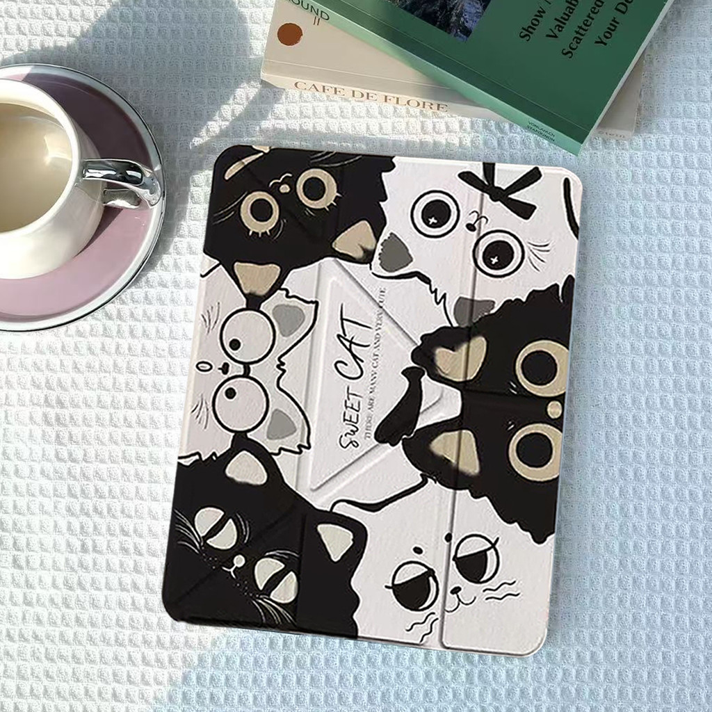 แกนyพับได้for Samsung Tab S8+ S9+ S7+ S10lilte S9FE S7 S8 S9 S6lite S10+ S9FE+ A8 A9 A9+ ใส่ปากาได้