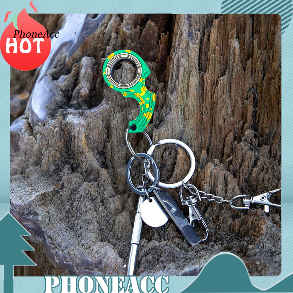 Fidget Spinner พวงกุญแจโลหะ Spinner Metal Spinner Fidget ของเล่นสําหรับความเครียดบรรเทาและนิ้วมือควา