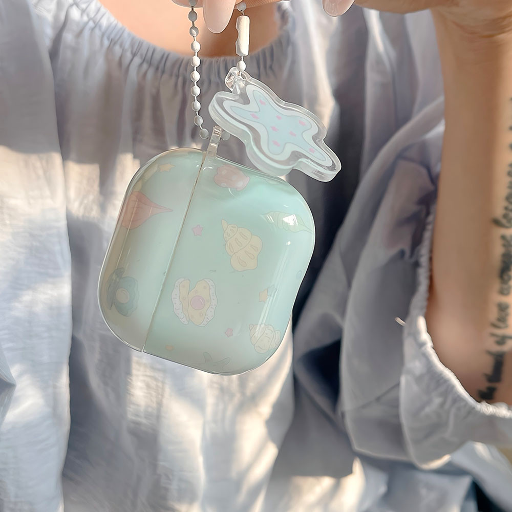 Ocean ปลาดาว Conch ชุดหูฟังสําหรับ AirPods 1 2 3 4 รูปที่ 3