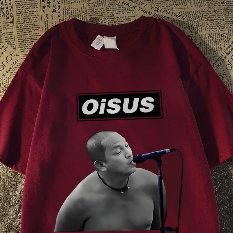 TeeTwoOneเสื้อยืด Oversize เสื้อ "OISUS" เสื้อยืดคอกลม t shirt cotton100% แฟชั่น ไม่ต้องรีด ผ้าฝ้าย แขนสั้น เสื้อผู้ชาย