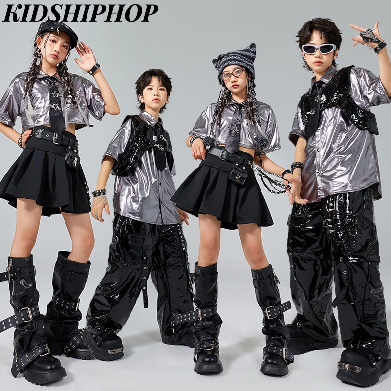 เครื่องแต่งกาย STREET DANCE & HIPHOP STYLE สำหรับผู้ชาย ออกแบบยุค Y2K กางเกงและเสื้อยืดน่ารัก สวมใส่ง่ายสำหรับการเต้นรำและการใช้งานทั่วไป
