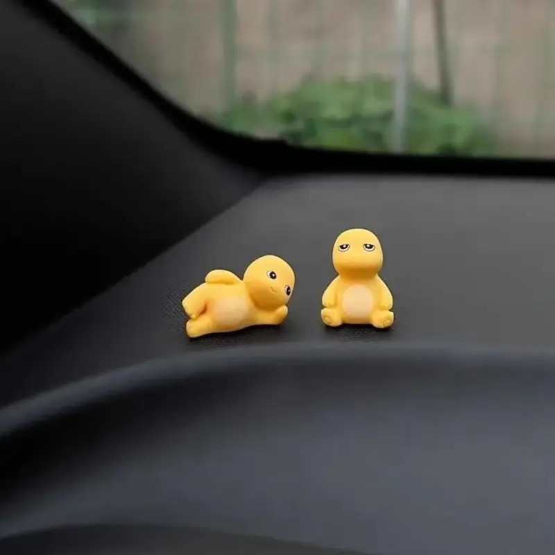 2025 ใหม่ ชุดอุปกรณ์เสริมในรถยนต์ลายมังกรนมน่ารัก ใหม่ คอนโซลกลางรถบีบอัด - รูปที่ 4