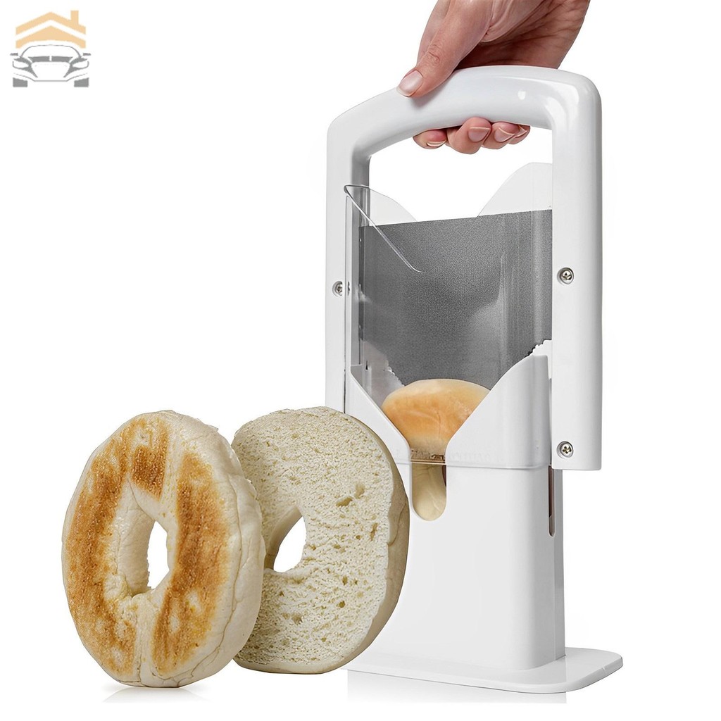 Bagel เครื่องตัดพร้อมความปลอดภัยจับในครัวเรือน Bagel เครื่องตัดสแตนเลส Bagel Precision เครื่องตัดเคร