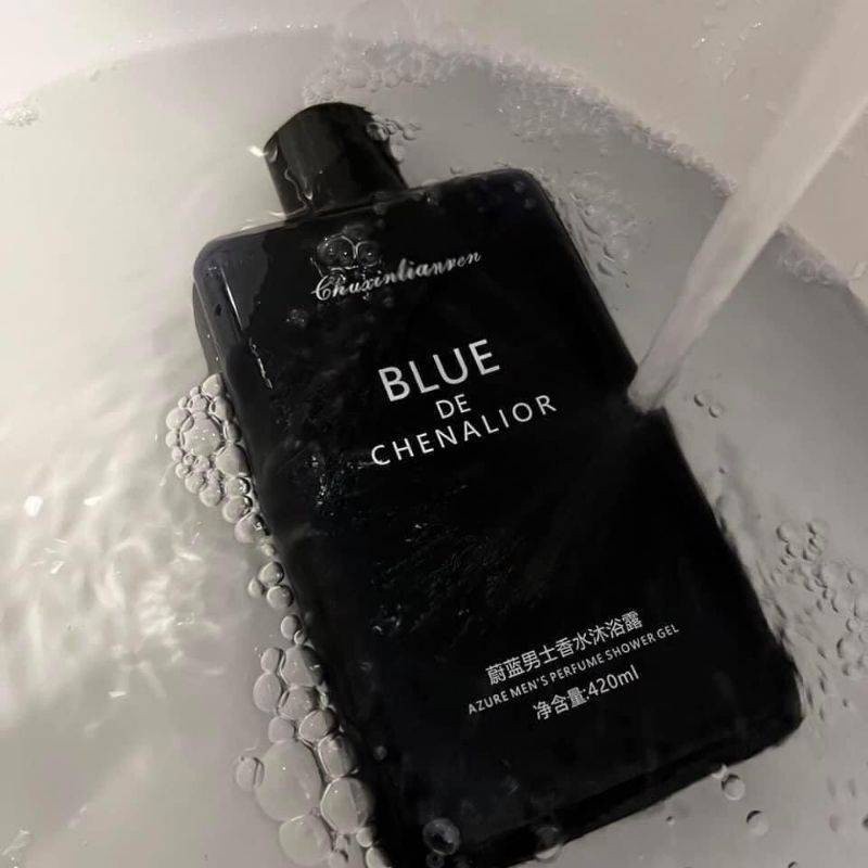 ครีมอาบน้ำสบู่น้ำหอม BLUE Chanalior กลิ่นน้ำหอมผู้ชาย ตัว รูปที่ 4