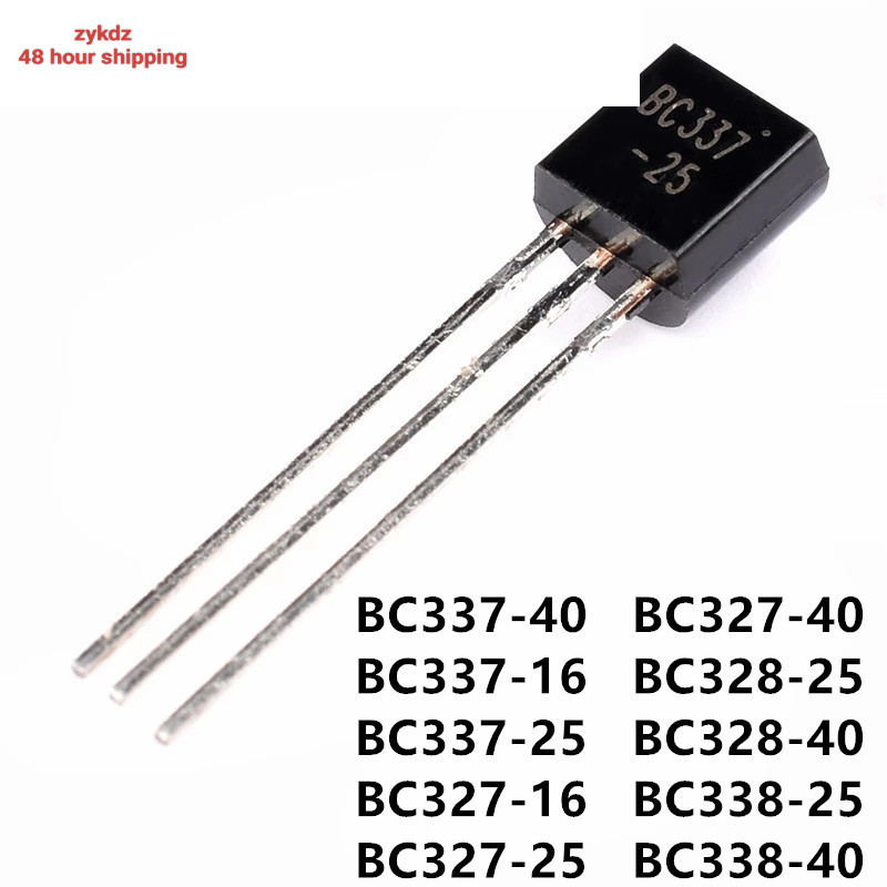 50PCS BC337-40 TO92 BC337 TO-92 NPN BC337-16 BC337-25 BC327-16 BC327-25 BC327-40 BC328-25 BC328-40 B