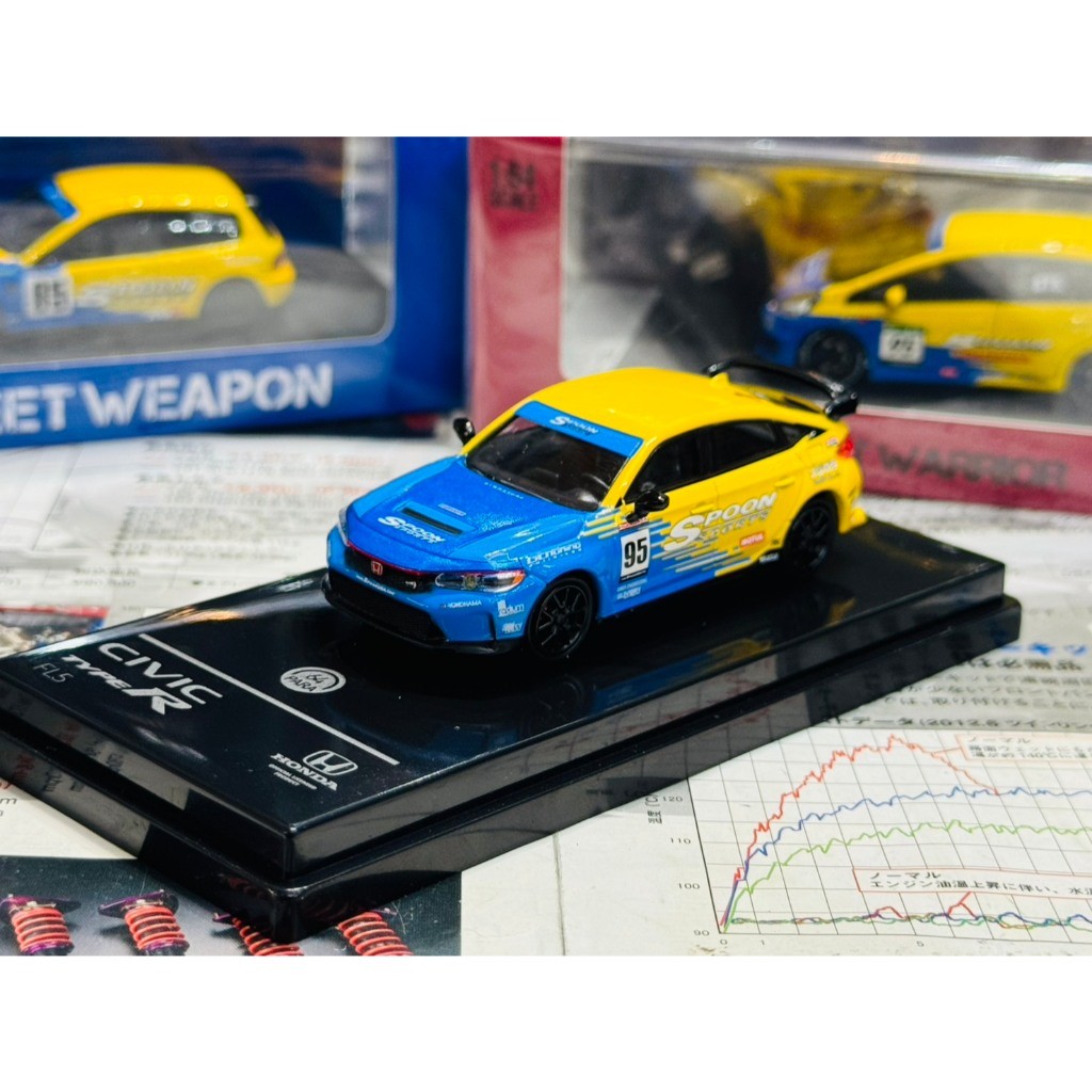 Modelcar Para 64 Honda Civic Type-R ( FL5 ) Spoon Sports Edition สปูน รถเหล็ก รถของขวัญ ของสะสม
