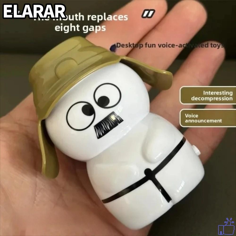 เอลรา‌R พวงกุญแจควบคุมเสียง, เสียง Widget 8 ซม. Baga Voice Toy, Creative Widget Desktop Ornament Kid