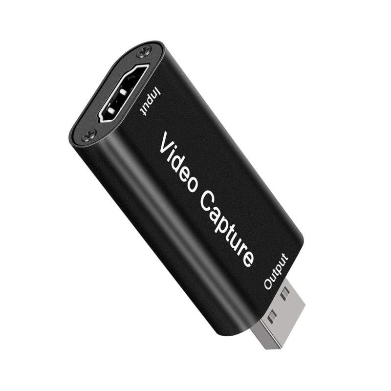 QUU 1080P 30Hz Video Capture Card USB2 0 ถึง HDTV Video Recorder สําหรับเกมกล้องวิดีโอกล้องบันทึกสตร