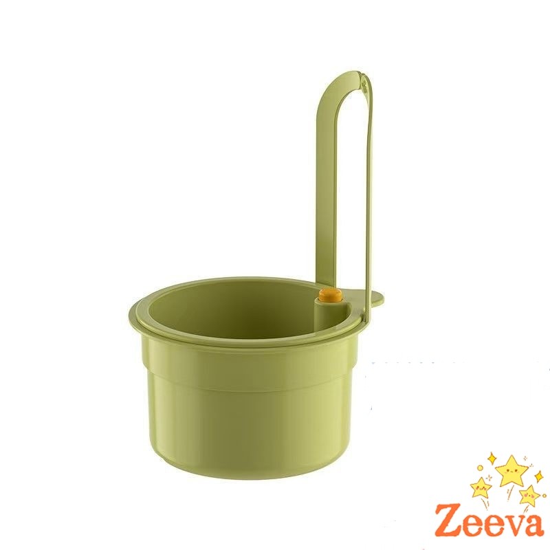 Zeeva 1 ชิ้น ตะกร้ากรองเศษอาหาร  ตะกร้าแบบแขวน สะดวกเพียงกดเพื่อใหก้นตะกร้าเทเศษอาหารทิ้ง Draining basket ราคา ถูกที่สุด ดีลบีเคเค แกลเลอรีภาพที่ 9