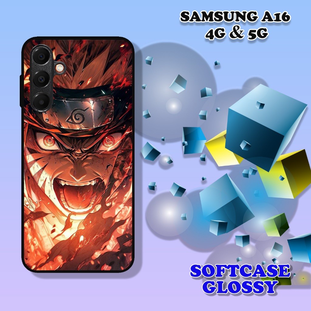 CUSTOM SOFTCASE Glossy สําหรับทุกรุ่น SAMSUNG A16 A06 ปกเต็มออกแบบพรีเมี่ยมอะนิเมะ NARUTO PF57