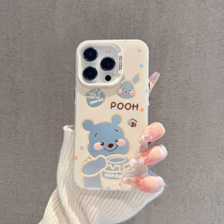 พอดี เคส OPPO หมีน้อยน่ารัก A7 A15 A16 A92 A9 A95 A57 A78 A18 A94 A3 A60 A93 A98 A79 A60 A58 A3S
