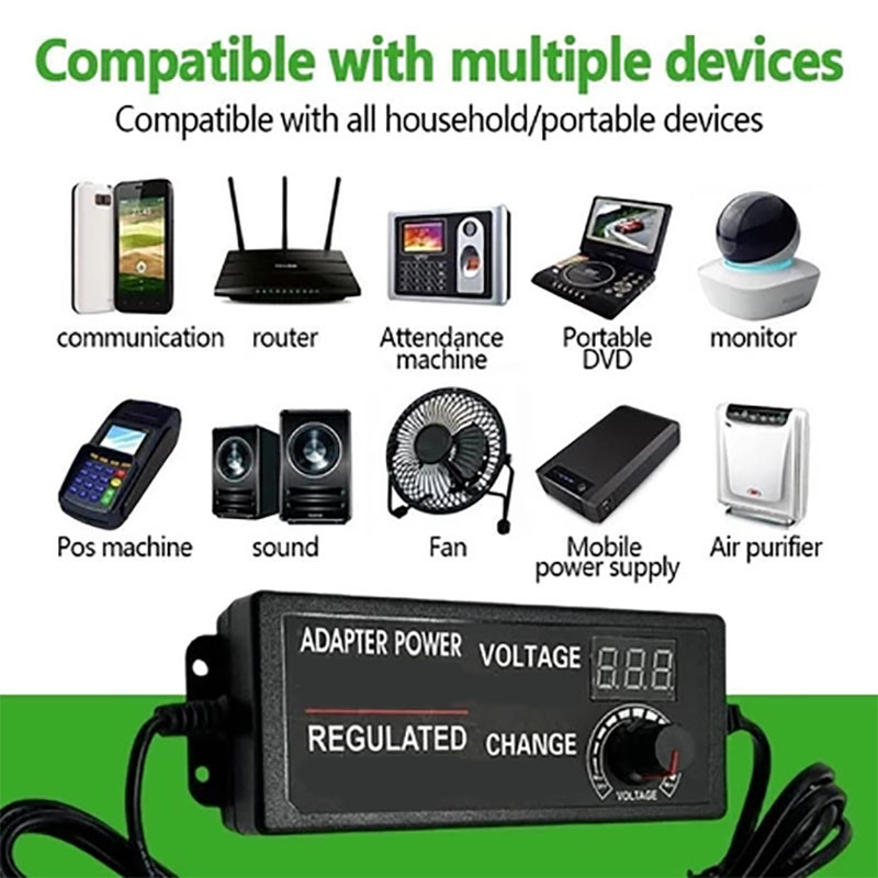 iuggyit อแดปเตอร์ 9V-24V อะแดปเตอร์ อแดปเตอร์ชาร์จ อะแดปเตอร์ปรับพลังงาน Adjustable Power Adapter Un
