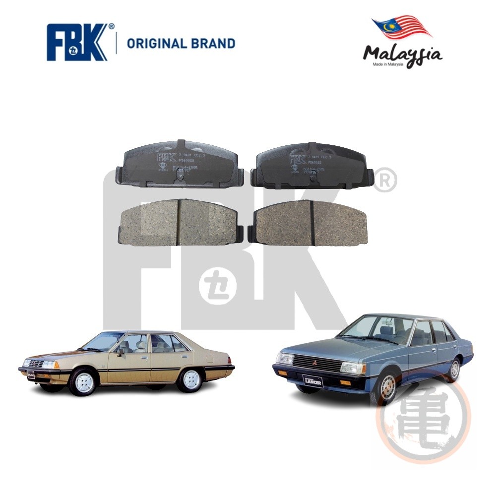 ผ้าดิสเบรคหลัง - Mitsubishi Galant A163 2.0 Lancer A176 1.6 - FD6002S FBK