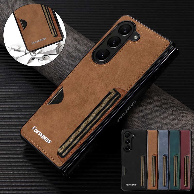 สําหรับ Samsung Galaxy Z Fold 7 6 5 4 3 กันกระแทก Slim Card Case