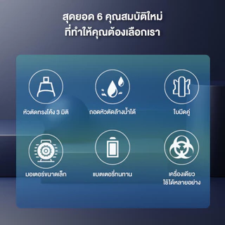 เครื่องเล็มขนจมูกขนาดเล็กแบบไม่เจ็บปวดกันน้ํา เครื่องโกนขนจมูก การออกแบบแบบพกพา พร้อมจอแสดงผลแบบดิจิตอล