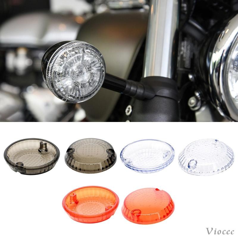 [Viocee] 2 ชิ้นไฟเลี้ยวฝาครอบเลนส์เปลี่ยนหมวกสําหรับ W650 Zn700- 454 LTD ชิ้นส่วนรถจักรยานยนต์ประสิท