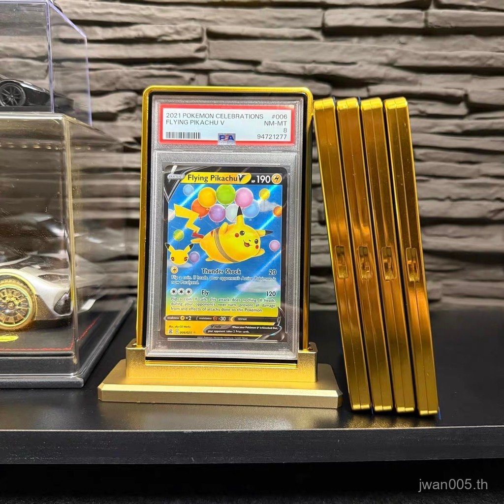 PSA/CGC/CCIC35PT การ์ดจับโลหะป้องกันกรณี Grading Card Display Pokémon Duck Skin เคสป้องกัน