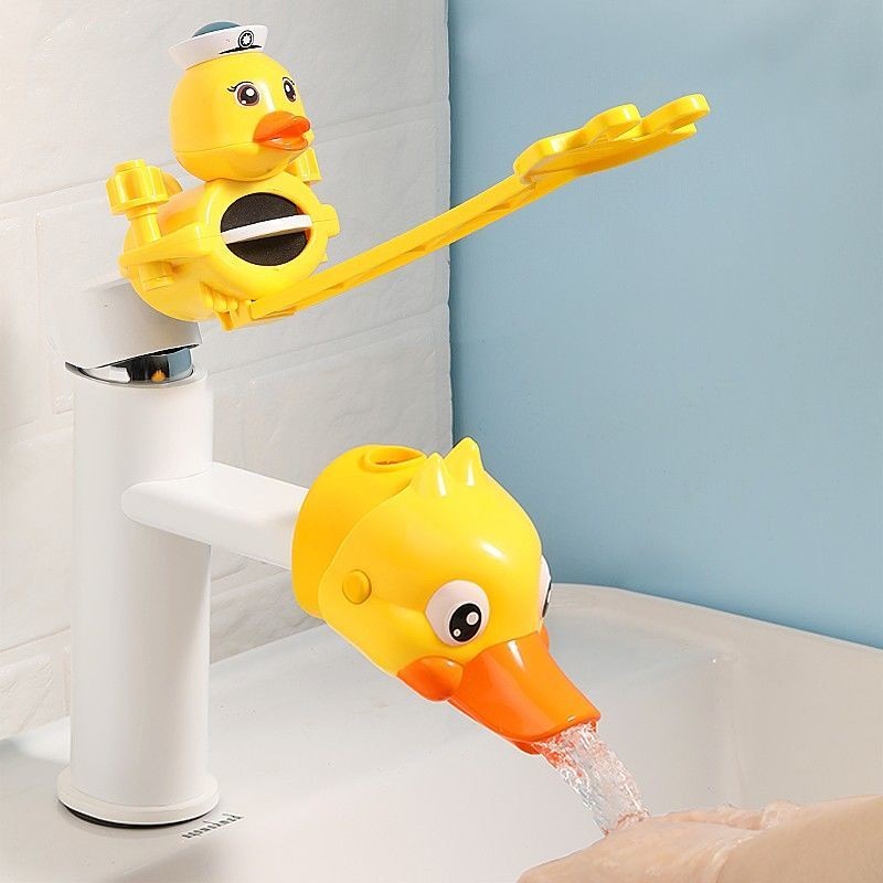 Faucet Extender Childrens Duckbill Faucet Extender Cartoon Childrens Handwashing Extender QNVJ