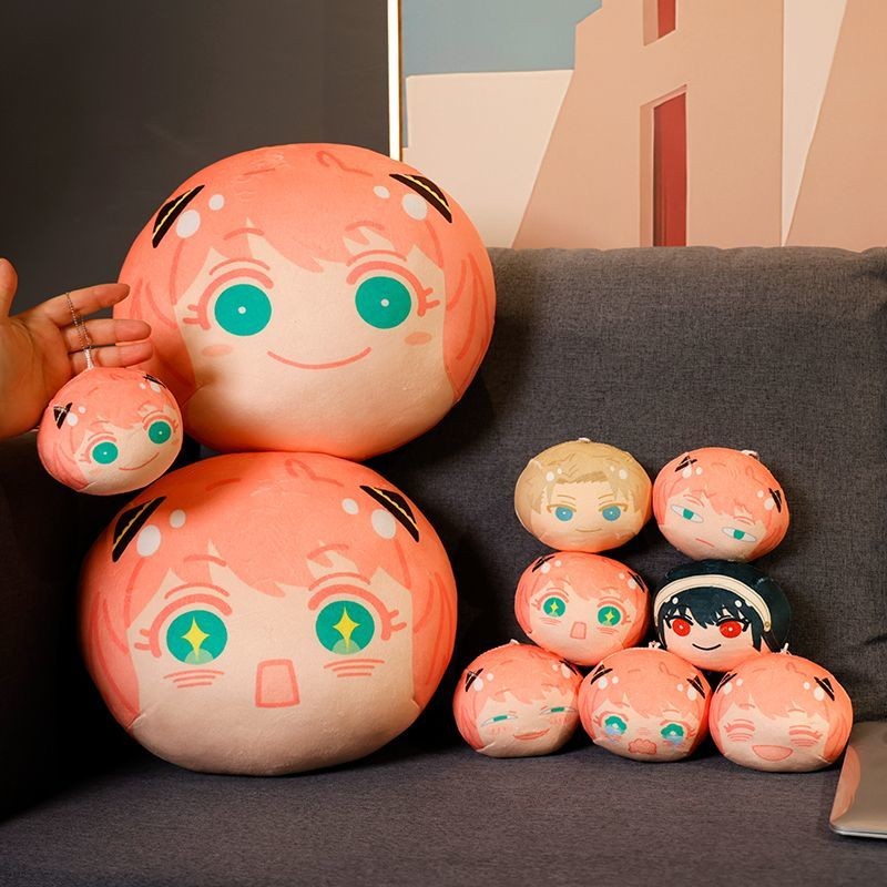 SPY Play House Plush Dumpling Sandbag Arnia Emoticon SPY หมอน FAMILY Dumpling Pinch จี้
