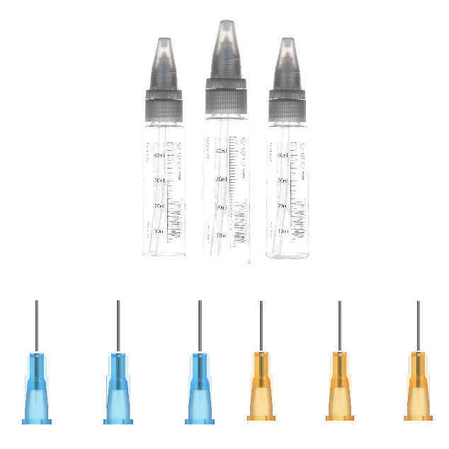 DSPIAE PT-AB Wash-Free Airbrush อุปกรณ์เสริม 50ml ขวดผสมสี 0.3 มม.0.5 มม.เฉพาะสเปรย์เข็ม Wash-Free Airbrush ชิ้นส่วนเครื่องมือ