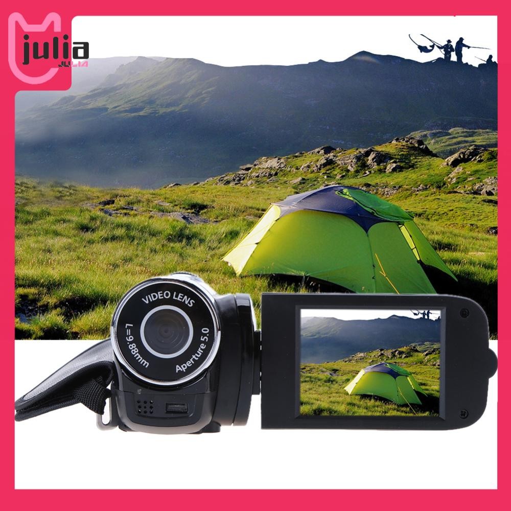 [Julia1.th] กล้องวิดีโอดิจิตอล Full HD 1080P 32GB 16x Zoom Mini Camcorder DV Camera