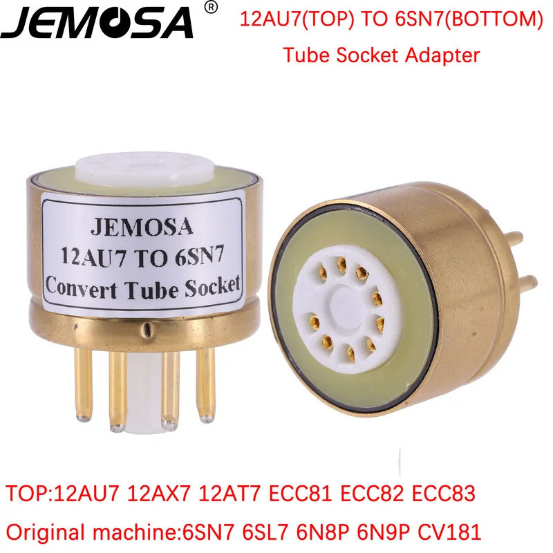 1PC 12AU7 12AX7 12AT7 ECC81 ECC82 ECC83 ถึง 6SN7 6SL7 6N8P 6N9P ECC32 DIY HIFI เสียงสูญญากาศเครื่องข