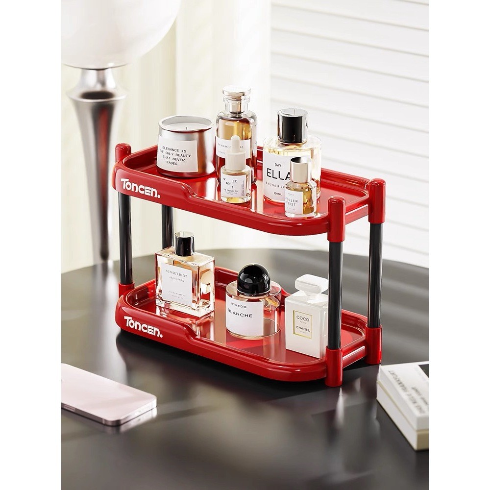 S-Airice ชั้นวางของตั้งโต๊ะ ชั้นวางชุดน้ำชา ชั้นวางแก้ว ชั้นวางท่อระบายน้ำแก้ว ถาดระบายน้ำหนา อเนกประสงค์ ประหยัดพื้นที่ - รูปที่ 7