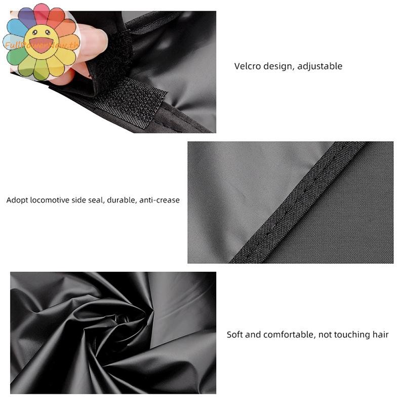 POWER 1 ชิ้นร้านตัดผม Hairdressing Cape กันน้ําสีผม Wraps สําหรับผมสีแชมพูย้อมผมผ้าตัดผมเสื้อคลุมเครื่องมือ TH - รูปที่ 6
