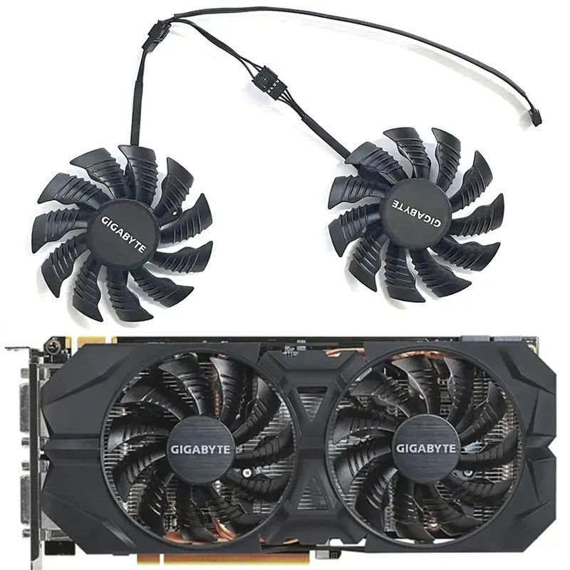 ใหม่ 82MM PLA09215S12H T129215SU GV-N960WF2OC พัดลม GPU,สําหรับ GIGABYTE GTX 960 950R9 390 380 กราฟิ