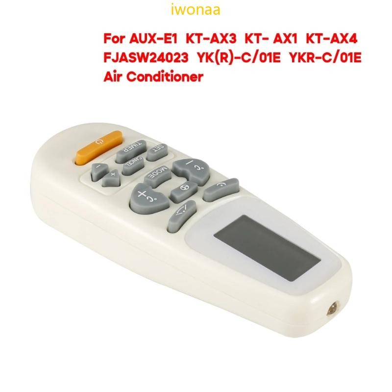 Iwo Universal YKR-C 01E เครื่องปรับอากาศรีโมทคอนโทรลเปลี่ยนอะไหล่ซ่อมสําหรับ KT-AX3 KT-AX1 AUX-E1 KT