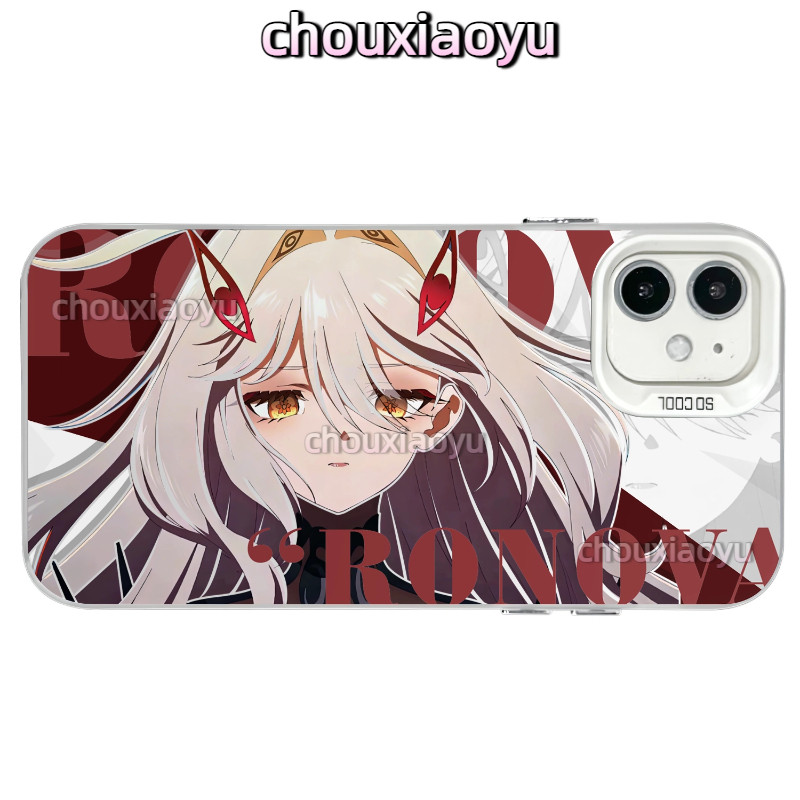 อะนิเมะ Genshin Impact Ronova เหมาะสําหรับ iPhone 16 Pro Max 15 14 13 12 11 xs 7P/8P เคสโทรศัพท์ Fro