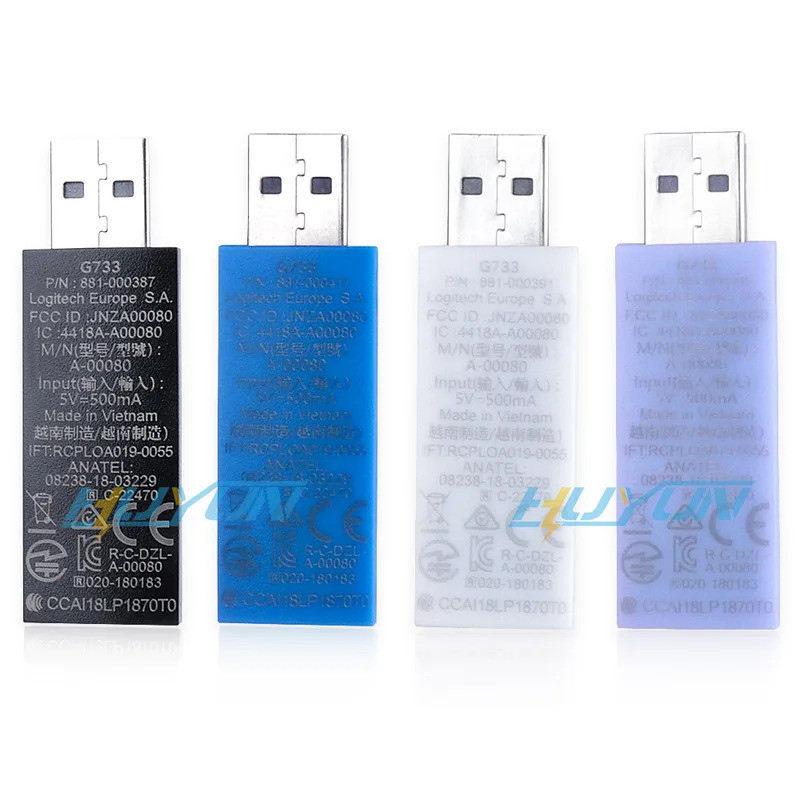 ตัวรับสัญญาณ USB Dongle สําหรับชุดหูฟังสําหรับเล่นเกม Logitech G733 หูฟังอะแดปเตอร์ USB