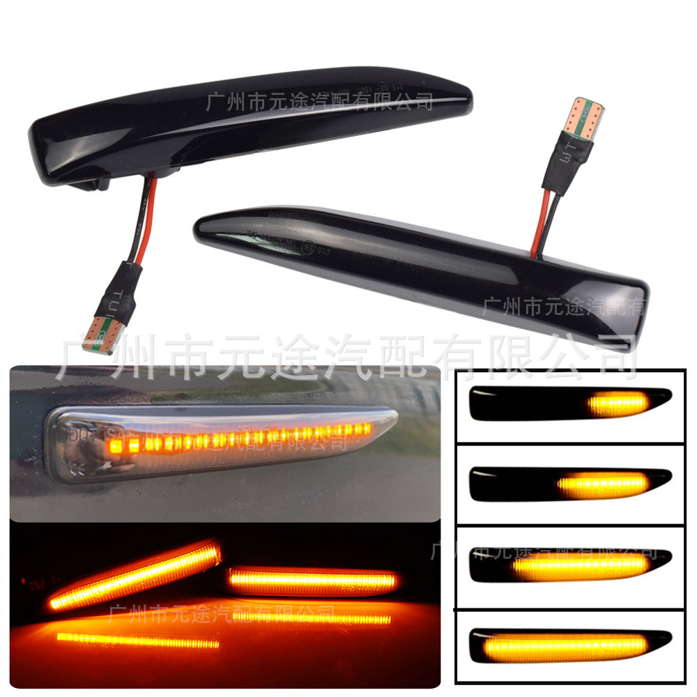 ไฟข้างบังโคลน LED เหมาะสําหรับ BMW 7 Series E65 E66 E67 E68 2001-2008 Plug and Play