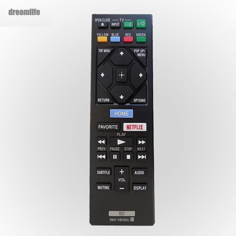 รีโมทคอนโทรลอุปกรณ์อะไหล่ Universal สําหรับ Sony BDP-S1500 S3500 BX150 Blu Ray