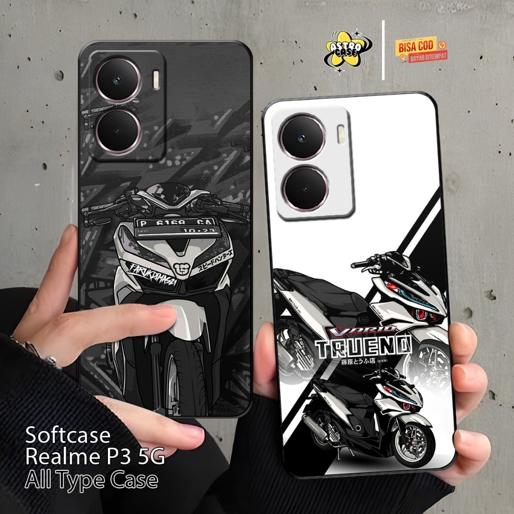 Realme P3 5G ใหม่พรีเมี่ยมหรูหราพิมพ์กรณี - Softcase Motif Motr Realme C71/Realme C75/Realme 14/Real