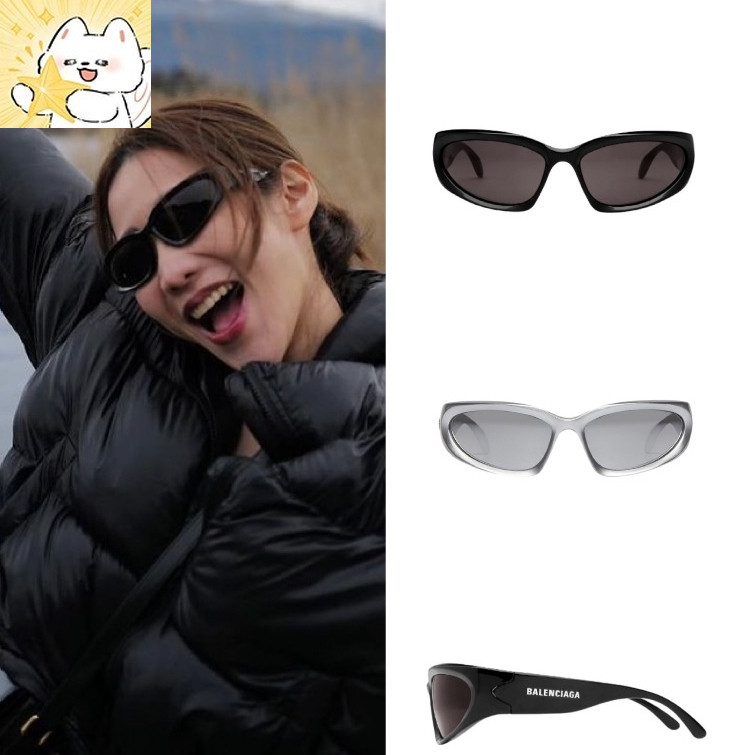 แว่นกันแดด Balenciaga รุ่นSwift Oval รหัสBB0157S สินค้ามาใหม่ ของแท้100% รับประกัน2ปีพร้อมอุปกรณ์ครบ